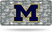 Rico Industries NCAA Michigan Wolverines Mossy Oak Metal Auto Tag 8.5" x 11" - Great for Truck/Car/SUV