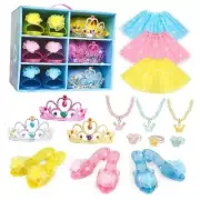 Princess Dress Up for Girls - Dress Up Clothes for Girls with Princess Yellow