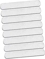 Mipcase 8 Pcs Flat Weight Plates Body Building Steel Plates for Leg Arm Training Electroplated Metal for Home or Gym Workouts