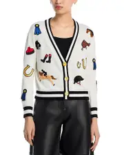 Alice and Olivia Bradley Equestrian Cardigan