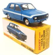 Atlas Dinky Toys Repo Scale 1424 G Renault 12 Gordini Blue Diecast Model Car