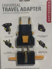 Universal Travel Adapter, Kikkerland Black UK EU US AU P Convert Power