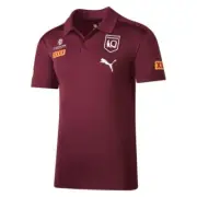 QLD Maroons NRL SOO PUMA Mens Polo | Burgundy by Sporting House