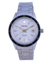 Seiko Presage Style 60s Stainless Steel Automatic Ivory Dial SRPG03J1 Mens Watch