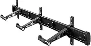 CyclingDeal Bike Wall Mount Rack - Adjustable Indoor Outdoor Storage Vertical Cycling Hook Hanger Organiser - Safe & Secure for Storing MTB Road Bicycles in Garage or Home