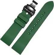 YCBFGAZATK Men's Watch Band Fit For Seiko Fit For Omega Fit For Huawei Fit For Citizen Fluorine Rubber Watch Strap 20 22mm Quick Release WatchBands