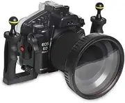 Seafrogs 60D II [40M/130FT] Underwater Camera Case for Canon EOS-6D Mark II 6D II with Long Flat Port for 24-105mm F4