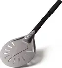 Pizza Turning Peel 7 Inch round Aluminum Perforated Pizza Peel Turner with Metal