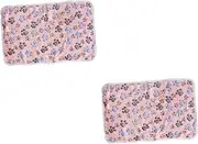 BESPORTBLE 2pcs Comfortable Pet Bed Pillow Soft Blanket Mat for Dogs Cats Pigs 40x60cm Brown for Play
