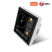 Smart Home Zigbee Control Panel LCD Touch Screen 3 Gang Switch Alexa Voice Contr