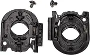 MagiDeal 2 Pieces Helmet Shield Base Easy Installation Left and Right High Performance Sturdy Replace for Mt-v-28B Visor Len Base