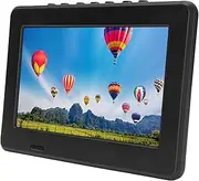 7 Inch Digital TV, TFT LED Portable TV with Antenna and Remote Control, Support USB, TF Card, 1500mAh Rechargeable Battery, for Camping Kitchen Travel Car