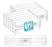 Vtopmart 12 Pack Drawer Dividers for Clothes, 4" High 10.6"-17" Adjustable