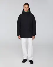 Quartz Co. BENNETT | Hooded Insulated Winter Jacket in Black at Nordstrom, Size Medium