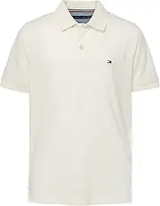 [Tommy Hilfiger] Boys' Big Stretch Ivy Polo, White, M