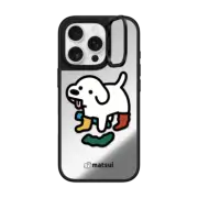 iPhone 16 Pro Mirror Ring Stand Case MagSafe Compatible Socks