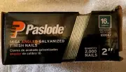 Paslode 16 Gauge Angled Galvanized Finish Nail 2" 2000 Count For 650047