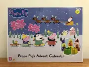 Peppa Pig Advent Calendar 2021 from The U.K. - NEW in Box, Free Shipping!