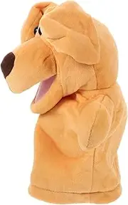 Animal Hand Puppet Cartoon Dog Shape Puppet for Theater Show Fun Animal for Role Play Comfortable Design with Hollow Body Enhances Creativity and Family Bonding
