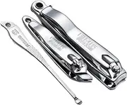 Manicures, Pedicure Kits, Nail Clippers, Nail Clipper Set, 3/4 Pieces Portable Toenail and Nail Clipper Manicure Kit with Storage Bag, Stainless Steel Manicure Kit Professional Grooming Kits (Color :
