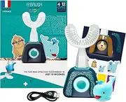 Y-Brush - Electric Toothbrush - Y Brush - 3 Months Life - Children's Nylon Start Pack (4-12 Years) - Toothpaste Dispenser Blue Whale Applicator