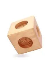 Rice Cake DASIK Making 6Hole Dice Wooden Mold Frame Korean Traditional Cookie