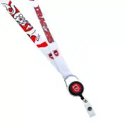 33923 ST GEORGE DRAGONS NRL TEAM LOGO RETRACTABLE LANYARD BADGE REEL CLIP