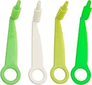4PCS Potato Spiral Cutter Food Grade Plastic Manual Vegetable Cucumber Slicer with Hanging Hole for Fruit and Vegetables Kitchen Tool
