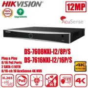 HIKVISION DS-7608NXI-I2/8P/S NVR 4K 8CH 8POE AcuSense Network Video Recorder