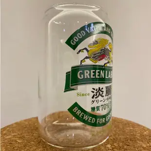 *台北現貨* 淡麗 啤酒杯 麒麟啤酒杯 日本啤酒杯 淡麗啤酒杯 啤酒杯 淡麗清爽罐型啤酒杯 KIRIN 調酒杯 罐型杯