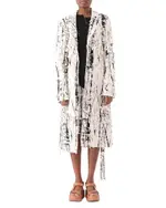 Jason Wu Collection Calligraphy Jacquard Coat