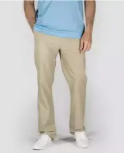 Travis Mathew Men's Golf Pants Hough Prestige 77 Size 36 Sandstorm