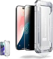 Smoothshield 2 Packs – Tempered Glass Screen Protector with Anti-Scratch Anti-Fingerprint Privacy & Auto Dust-Free Install, Easy Installation, Precise Position, Strong (Privacy 2 Packs,For iPhone 11 Xs Max)