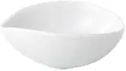 Yamashita Kogei 962704189 Small Bowl White Fluttering Ball SS 3.5 x 3.0 x 1.4 inches (9 x 7.5 x 3.5 cm)