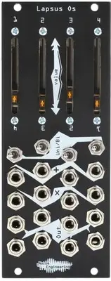 Noise Engineering Lapsus Os 4-channel Attenuverter Eurorack Module - Black