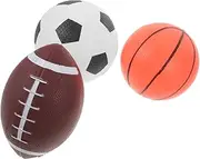 Funny Bouncing Balls Kids Ball Toy Set Patting Ball Mini Rugby Balls for Playground