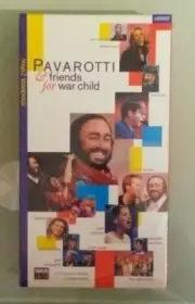 PAVAROTTI & FRIENDS FOR WAR CHILD VHS VIDEOTAPE NEW factory stamped