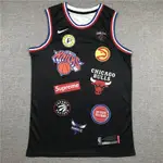 NBA 球衣 SUPREME 94 聯名球衣運動球衣黑色