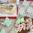 15 Pieces Pressable Biscuit Cutter Stamped Embossed Cookie for Christmas