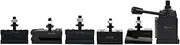 Timunr 6Pcs 250-111 Wedge Type Tool Post Set AXA Tool Post Set Quick Change Tool Post Holder Set Swing Dia 12 Inch