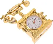 BESTOYARD Vintage Telephone Ornament Decorative Craft for Home Office Photography Small Role Play Retro Model for Collectors Living Decor