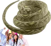 Fake Snake - Long Rubber Snakes Realistic | 70cm Long Rubber Snakes Realistic Decoration to Keep Birds Away, Fake Snake Toy for Halloween Favors