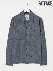 FatFace Dark Grey Long Sleeve Blyth Plain Shirt (E21763) | $136