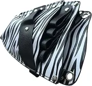 VICASKY Professional Scissor Holder Waist Bag Durable Leather Storage Case for Hairdressing Tools Multiple Pockets for Scissors Clippers present for Stylists and Barbers