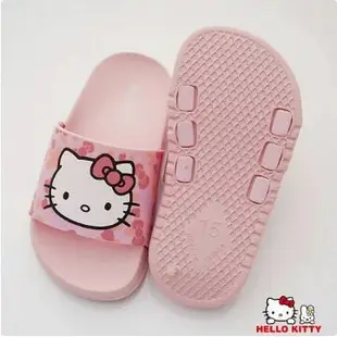 【震撼精品百貨】Hello Kitty 凱蒂貓~台灣製Hello kitty正版兒童矽膠拖鞋-粉(15~22號)*21472