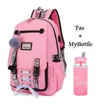 ALYA STORE CROSS RIBBON BACKPACK FOR TEENAGE GIRLS 學校背包女士背包最