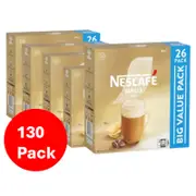 Nescafe Vanilla Latte Coffee Sachets 130 Pack