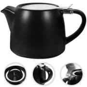 Ceramic Tea Pot Strainer Teapot Infuser Tea Kettle Teaware for Home Dorm