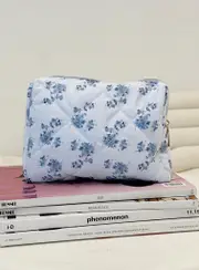 Mulberry Cosmetic Case Blue Floral