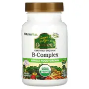 NaturesPlus, Source of Life Garden, Organic B-Complex, 60 Vegan Capsules